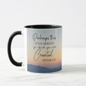 Esther 4:14恐らく聖書の聖句の時である マグカップ (左)