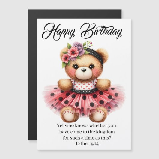 Esther 4:14 Birthday Card (正面/裏面)
