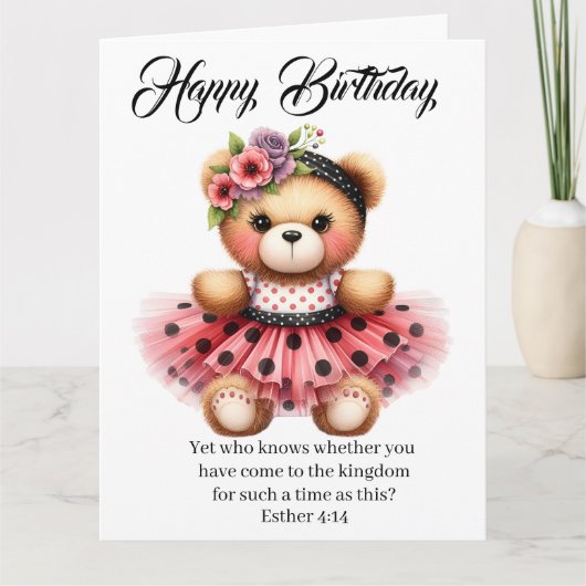 Esther 4:14 Birthday Card カード (正面)