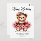 Esther 4:14 Birthday Card ポストカード (正面/裏面)