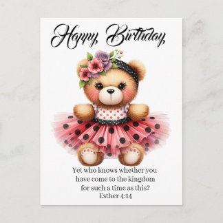 Esther 4:14 Birthday Card ポストカード