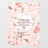 Esther 4:14 Christian Bible Verse Art ウィンドウサイン (シート)