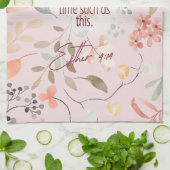 Esther 4:14 Christian Bible Verse Art キッチンタオル (折り畳み)
