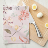 Esther 4:14 Christian Bible Verse Art キッチンタオル (四つ折り)