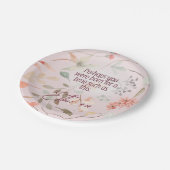 Esther 4:14 Christian Bible Verse Art ペーパープレート (アングル)