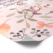 Esther 4:14 Christian Bible Verse Art ポスター (角)