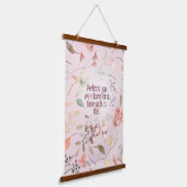 Esther 4:14 Christian Bible Verse Art 吊り下げ型タペストリー (傾斜あり)