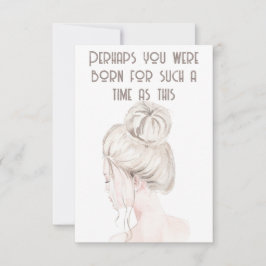 Esther Bible Verse Notecard ノートカード