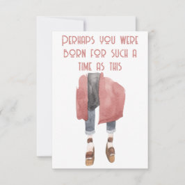 Esther Bible Verse Notecard ノートカード