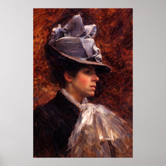 Esther Kenworthy by John William Waterhouse  ポスター (正面)