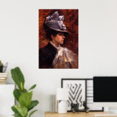 Esther Kenworthy by John William Waterhouse  ポスター (ホームオフィス)