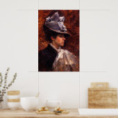 Esther Kenworthy by John William Waterhouse  ポスター (キッチン)