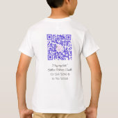 Esther's Miracle Kids'のTシャツ – 5月にグレーで行く Tシャツ (裏面)