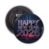 Esthetic Badge — 2026 Year Pin Button 栓抜き (正面)