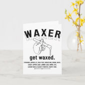 Esthetician Brazilian Waxing - Wax Boss Tee Womens カード (黄色い花)