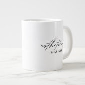 Esthetician Notebook - Personalized Gift ジャンボコーヒーマグカップ (正面右)