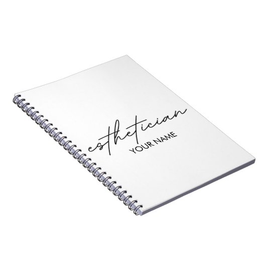 Esthetician Notebook - Personalized Gift ノートブック (右側)