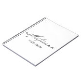 Esthetician Notebook - Personalized Gift ノートブック (左側)