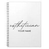 Esthetician Notebook - Personalized Gift ノートブック (正面)