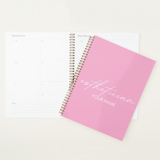 Esthetician Notebook - Personalized Gift プランナー手帳 (ディスプレー)