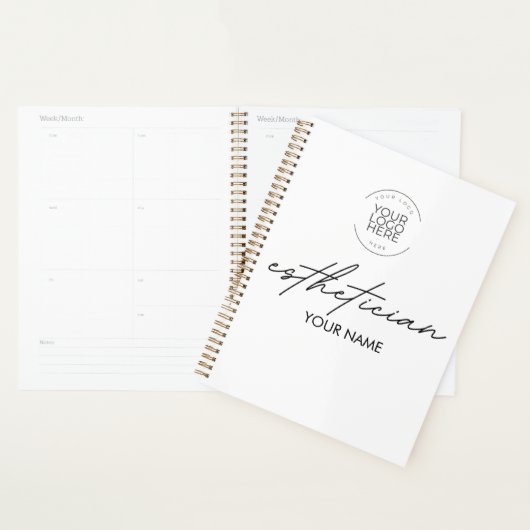 Esthetician Notebook - Personalized Gift プランナー手帳 (ディスプレー)