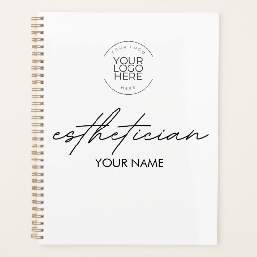 Esthetician Notebook - Personalized Gift プランナー手帳 (正面)
