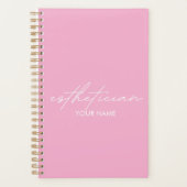 Esthetician Notebook - Personalized Gift Planner プランナー手帳 (正面)