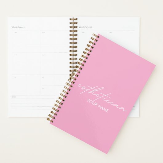 Esthetician Notebook - Personalized Gift Planner プランナー手帳 (ディスプレー)