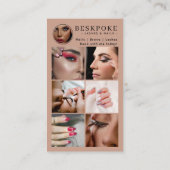 Esthetician Photo Feed Boho Social Media QR Code 名刺 (裏面)