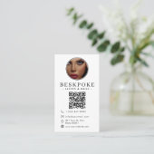 Esthetician Photo Feed Grid Social Media QR Code 名刺 (スタンド正面)