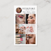 Esthetician Photo Feed Grid Social Media QR Code 名刺 (裏面)