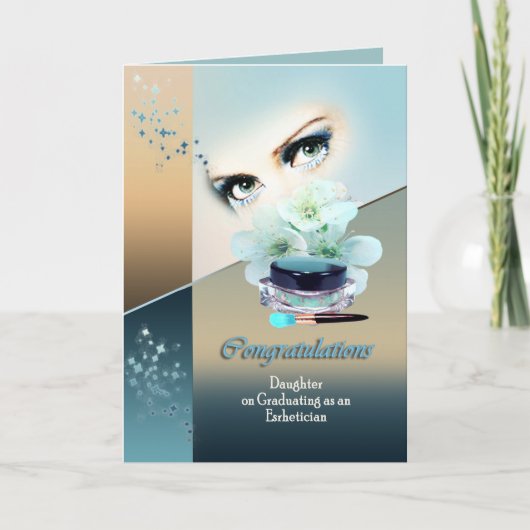 Estheticionのための卒業の娘 カード (正面)