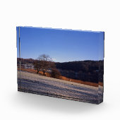 Esthwiate Water Winter Holiday Cardポスター フォトブロック (右)