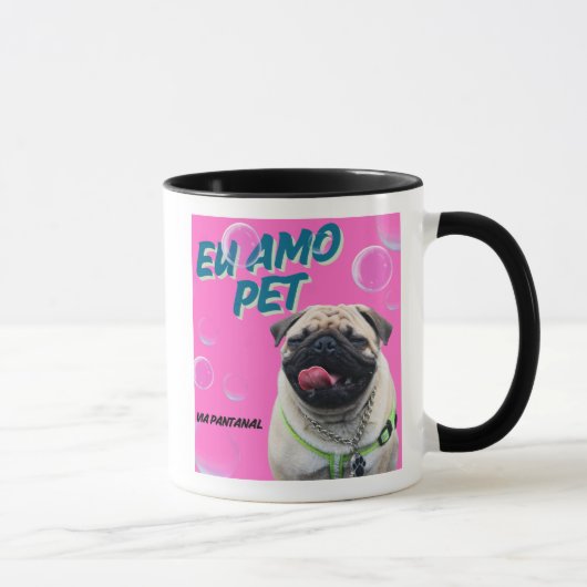Estilo: Caneca Combo Via Pantanal pet rosa マグカップ (右)