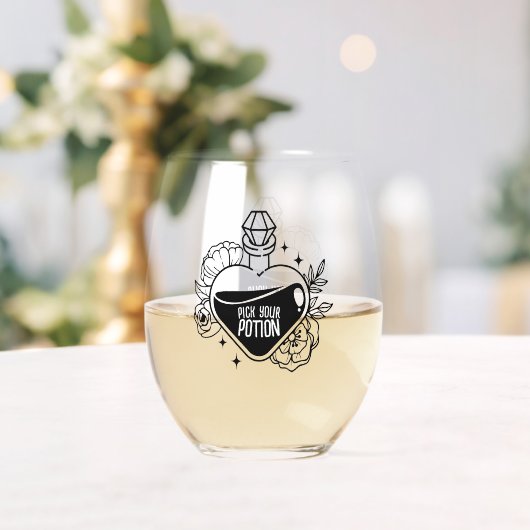 Estilo de Bebida: Vaso de vino sin tallo, Conjunto ステムなしワイングラス (インサイチュ (ウェディング))