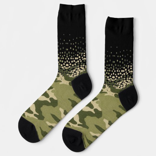 estilo militar granulado ソックス (左)