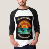 Estilo praia dia e noite tシャツ (正面)