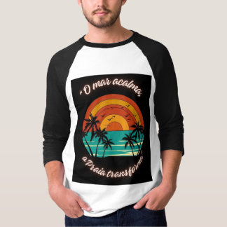 Estilo praia dia e noite tシャツ