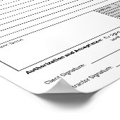 Estimate Quote Job Proposal Forms Downloadable ポスター (角)