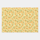 estival botanique fruitier oranges et pique-nique ラッピングペーパーシート (正面)
