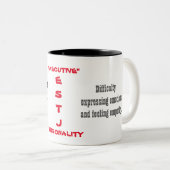 ESTJ人格マグ ツートーンマグカップ (正面右)