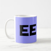 Estonia* EEの国番号のマグ コーヒーマグカップ (左)