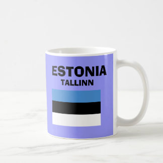 Estonia* EEの国番号のマグ コーヒーマグカップ