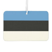 Estonia flag Air Freshener カーエアーフレッシュナー (裏面)
