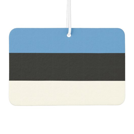 Estonia flag Air Freshener カーエアーフレッシュナー (正面)