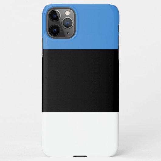 Estonia flag Phone Case iPhoneケース (裏面)