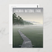 Estonia Lahemaa National Park Travel ポストカード (正面/裏面)
