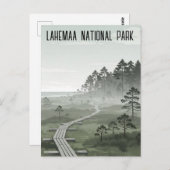 Estonia Lahemaa National Park Travel ポストカード (正面/裏面)