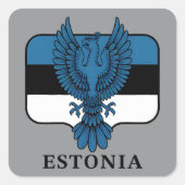 Estonia Northern Europe スクエアシール (正面)