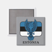 Estonia Northern Europe マグネット (正面/裏面)